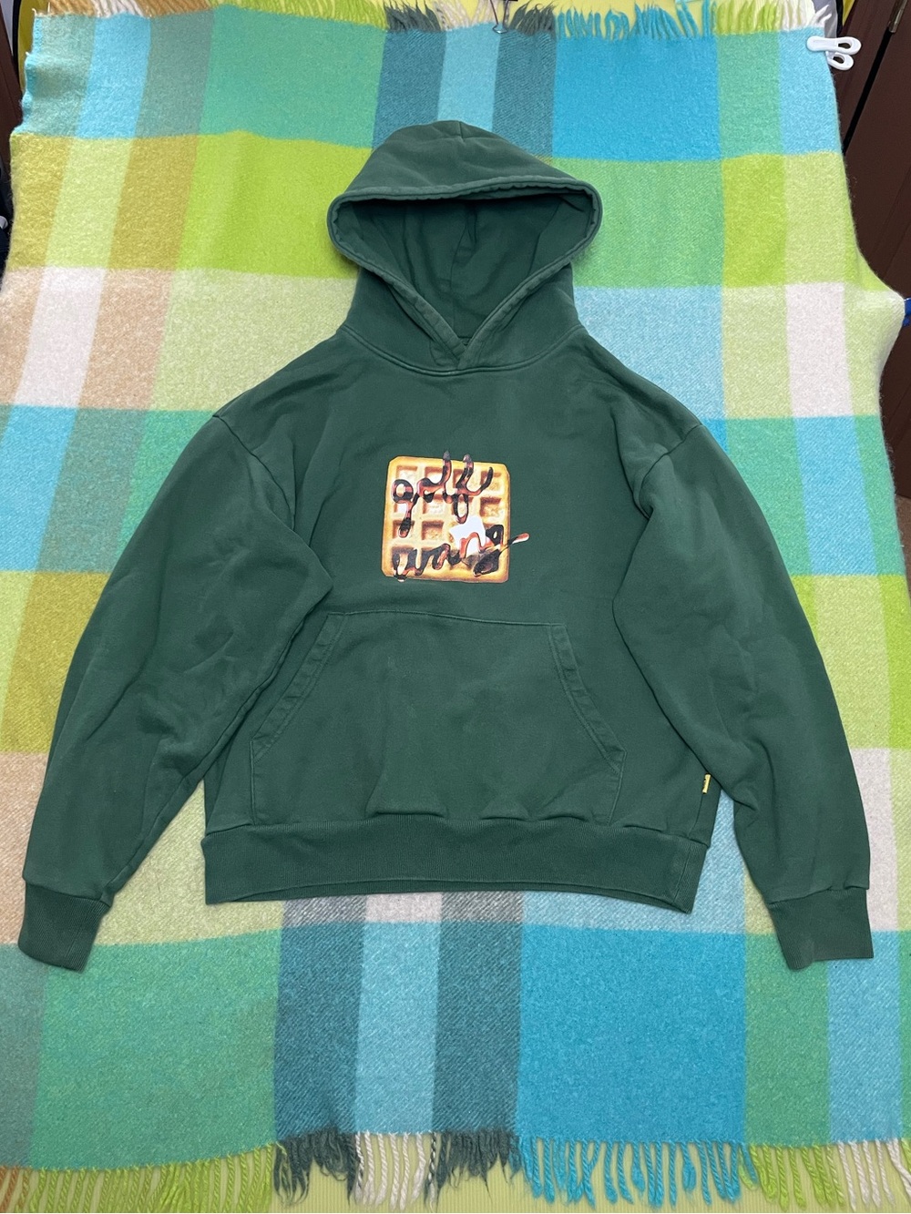 GOLF WANG Breakfast Waffle Limited Pullover Hoodie Green Men’s